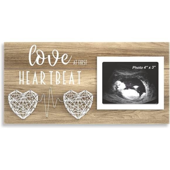 Baby Sonogram Picture Frame 4" x 3" Ultrasound Photo - Pregnancy Announcements - Picture 1 of 7